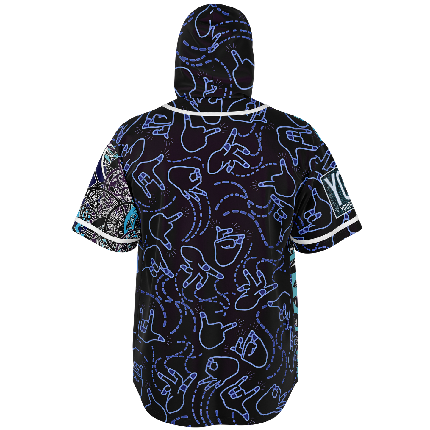 G3 BATTLEGROUND - HOODED BASEBALL JERSEY (UNISEX)