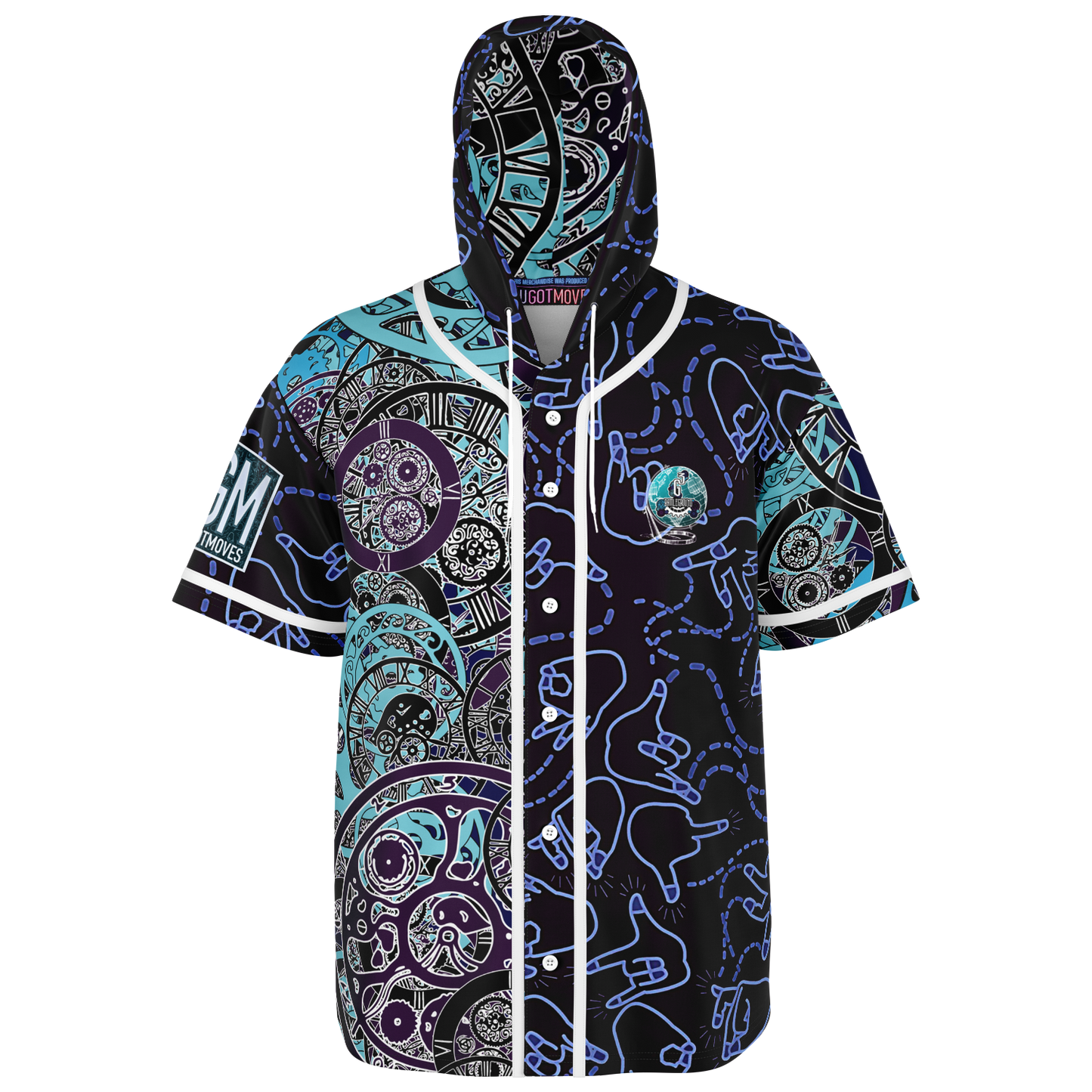 G3 BATTLEGROUND - HOODED BASEBALL JERSEY (UNISEX)