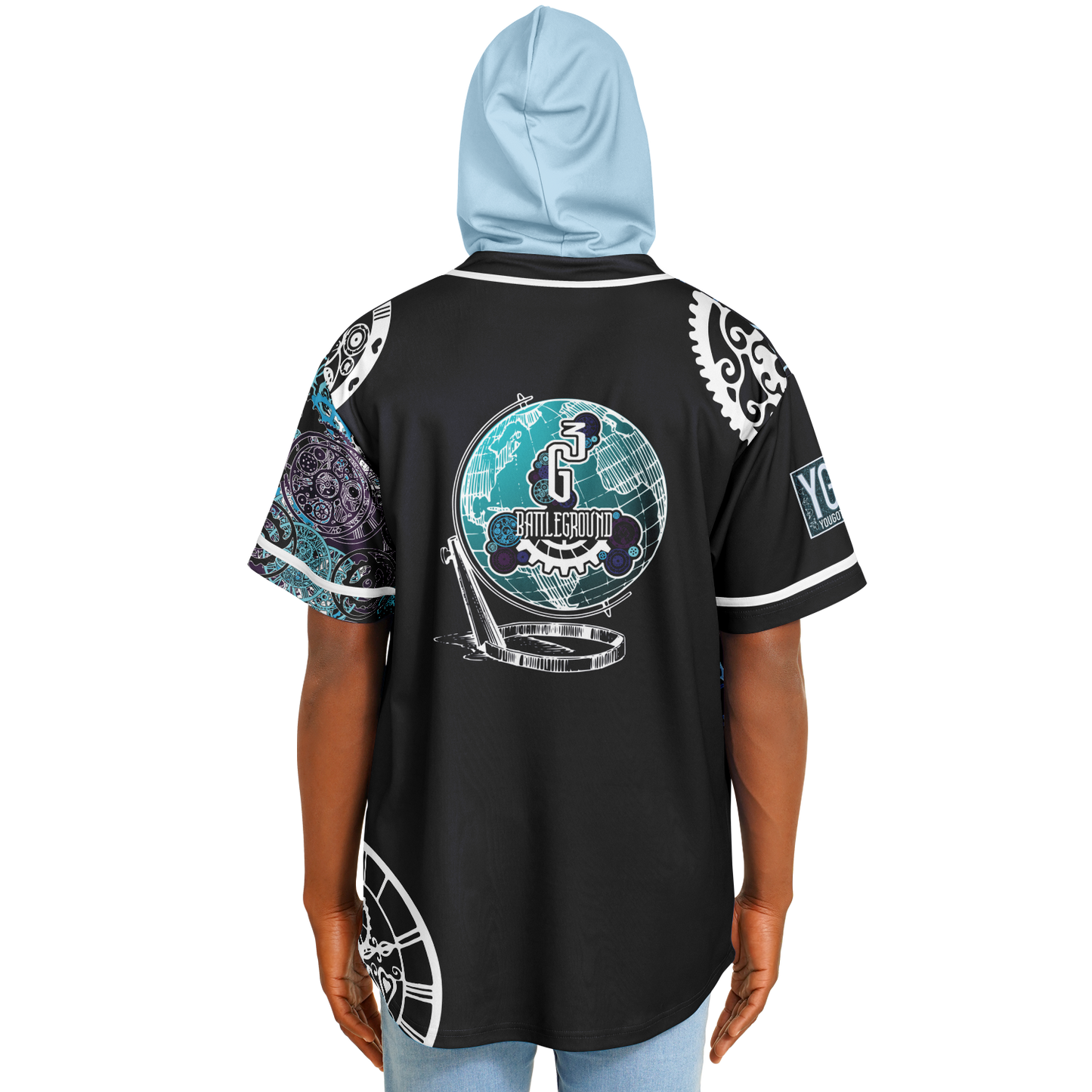 G3 BATTLEGROUND - MIDNIGHT HOODED BASEBALL JERSEY