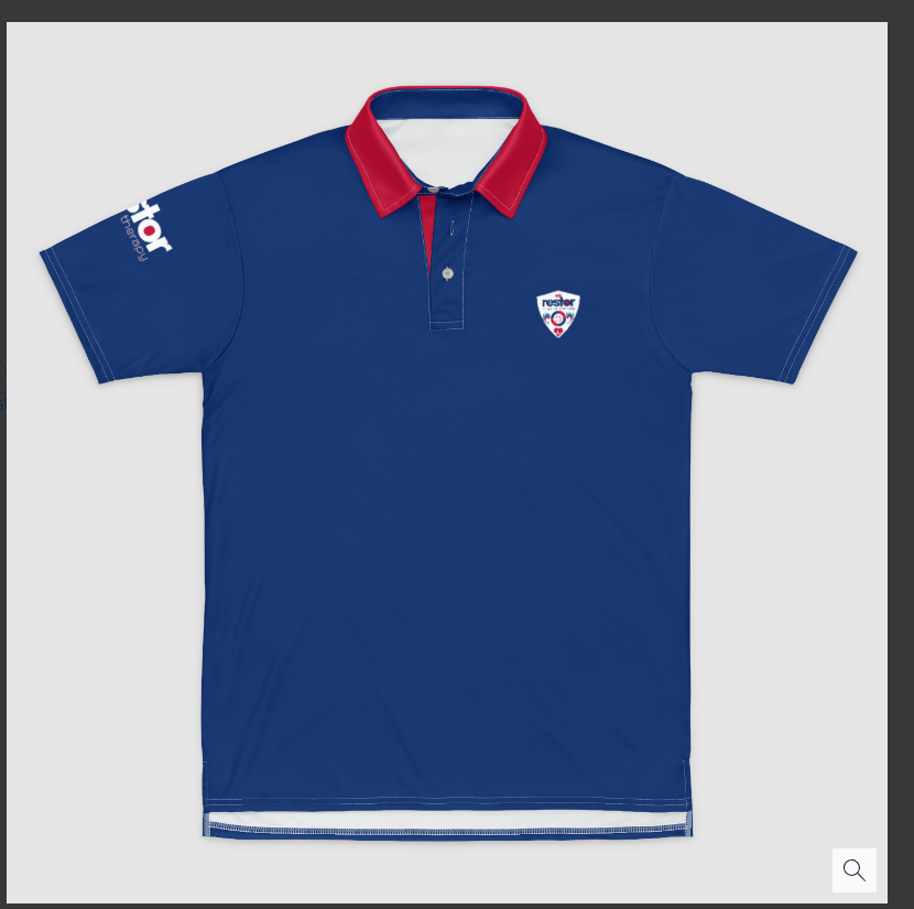 PATRIOTIC BLUE POLO RESTOR 23
