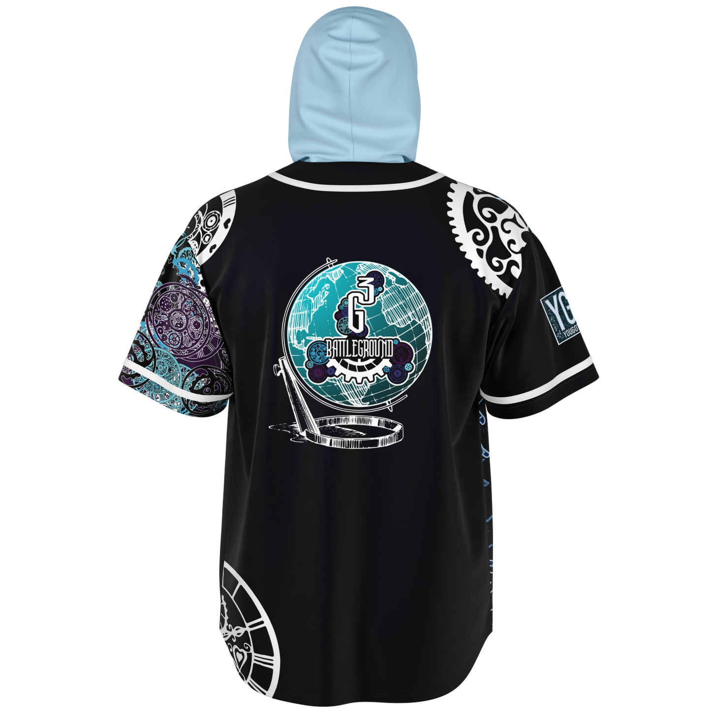 G3 BATTLEGROUND - MIDNIGHT HOODED BASEBALL JERSEY