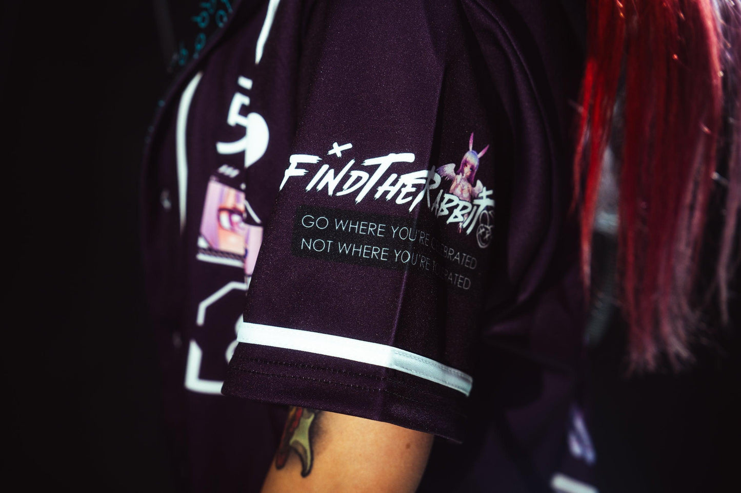 FINDTHERABBIT - ROYAL (purple) Hooded Festival Jersey