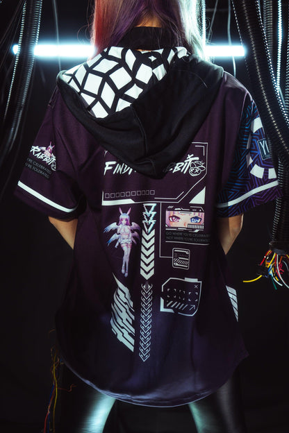 FINDTHERABBIT - ROYAL (purple) Hooded Festival Jersey